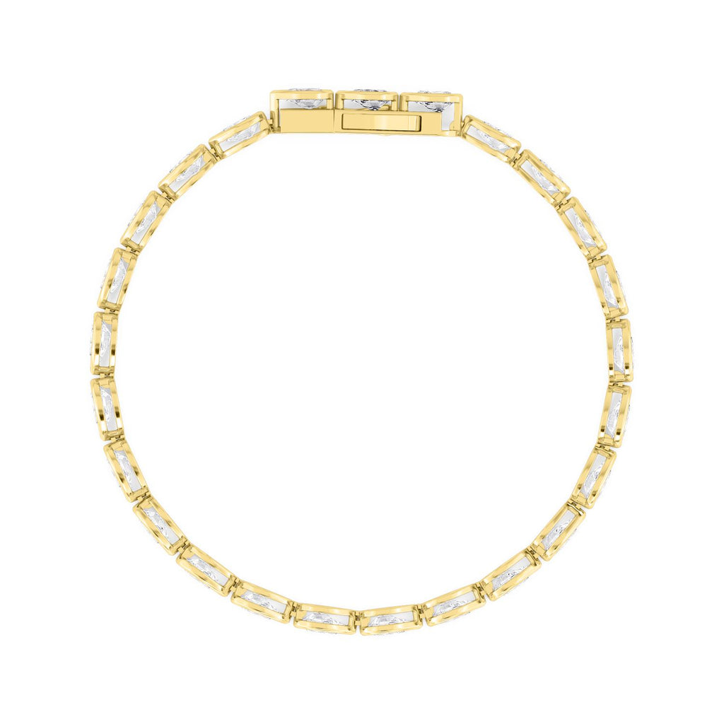 10K Yellow Gold Lab Grown Diamond BRACELET 6.96 ctw SJBR20337PE-0.28PT-7IN