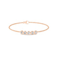 9K Rose Gold Lab Grown Diamond BRACELET 1.10 ctw SJBR20351-1.00CT