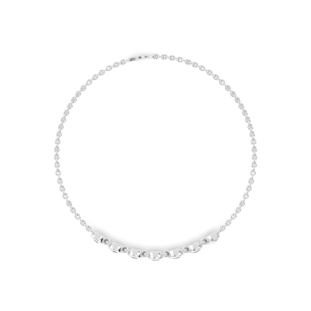 9K White Gold Lab Grown Diamond BRACELET 1.01 ctw SJBR20352-1.00CT