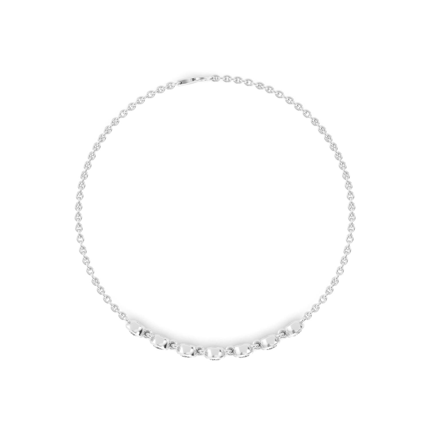 9K White Gold Lab Grown Diamond BRACELET 1.01 ctw SJBR20352-1.00CT