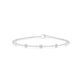 9K White Gold Lab Grown Diamond BRACELET 1.12 ctw SJBR20357-1.00CT