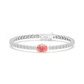 9K Rose & White Gold Lab Grown Diamond BRACELET 9.41 ctw SJBR20375OV-2.25CT-7IN