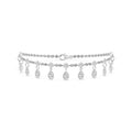14K White Gold Lab Grown Diamond BRACELET 5.79 ctw SJBR20626-5.83CT-7IN