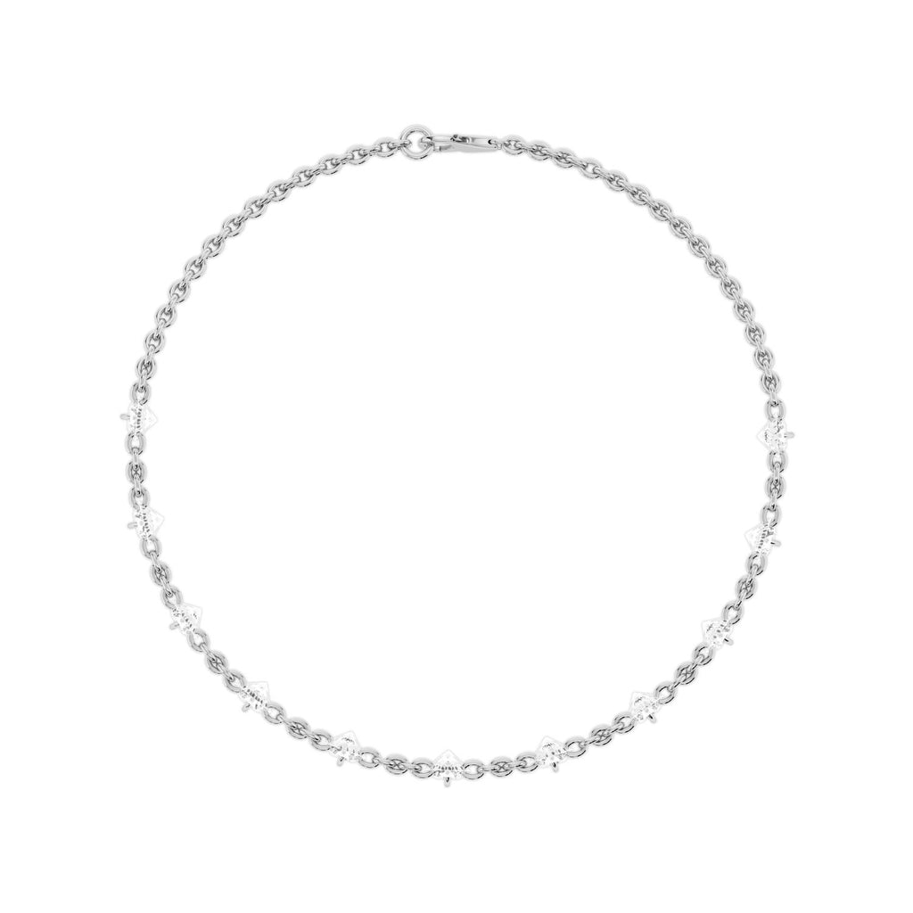 14K White Gold Lab Grown Diamond BRACELET 5.79 ctw SJBR20626-5.83CT-7IN