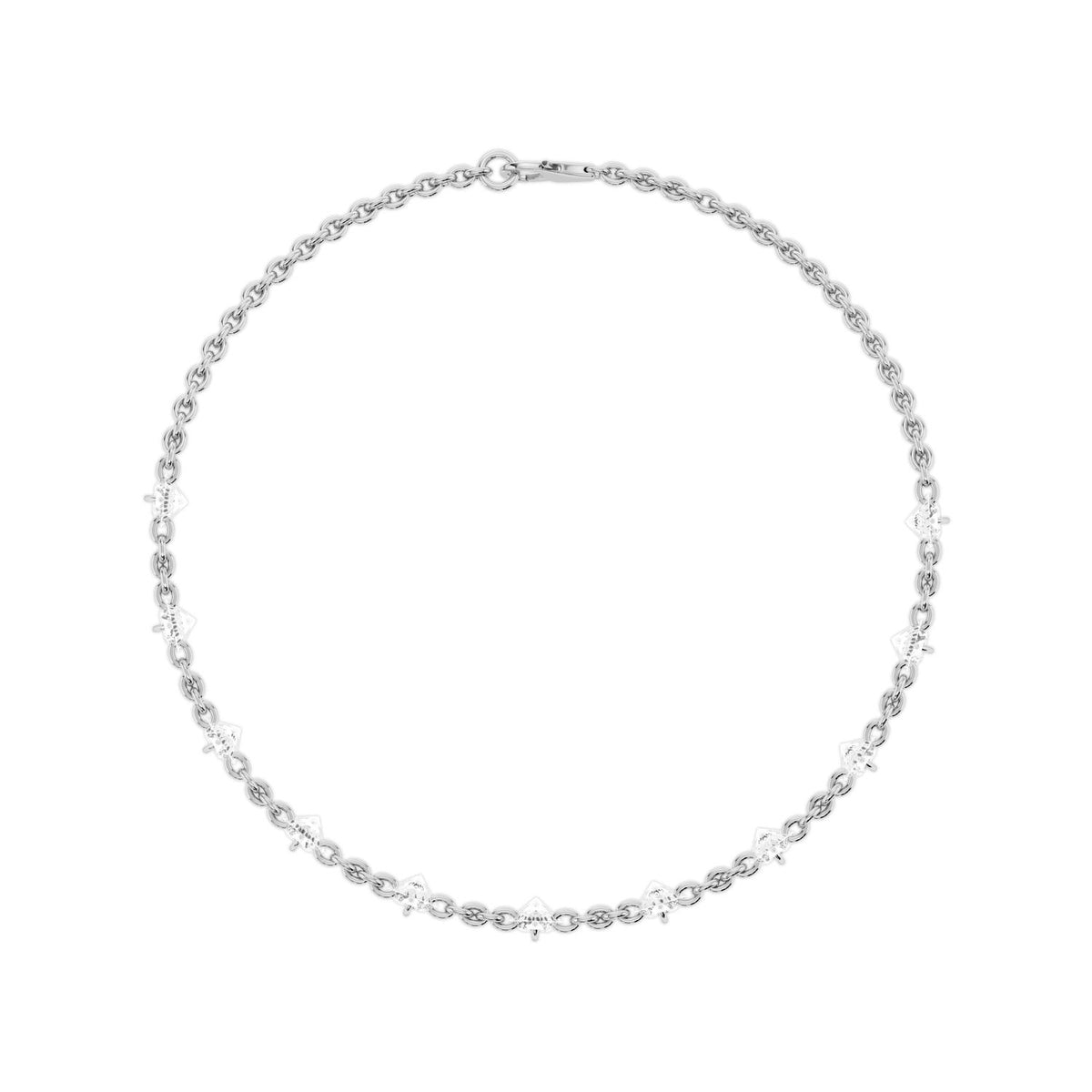 14K White Gold Lab Grown Diamond BRACELET 5.79 ctw SJBR20626-5.83CT-7IN