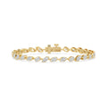 10K Yellow Gold Lab Grown Diamond BRACELET 6.49 ctw SJBR20651MS-0.20PT-7IN