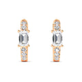 10K Rose Gold Lab Grown Diamond Earrings 0.46 ctw SJE32351A