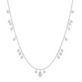 9K White Gold Lab Grown Diamond NECKLACE 6.00 ctw SJN08523-6.83CT-16IN