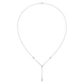 9K White Gold Lab Grown Diamond NECKLACE 1.48 ctw SJN08543MQ-1.50CT-16IN