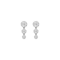 10K White Gold Lab Grown Diamond EARRINGS 1.55 ctw SJNSE13680-1.63CT