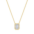 9K Yellow Gold Lab Grown Diamond PENDANT 1.52 ctw SJPSP210195EM-1.50CT