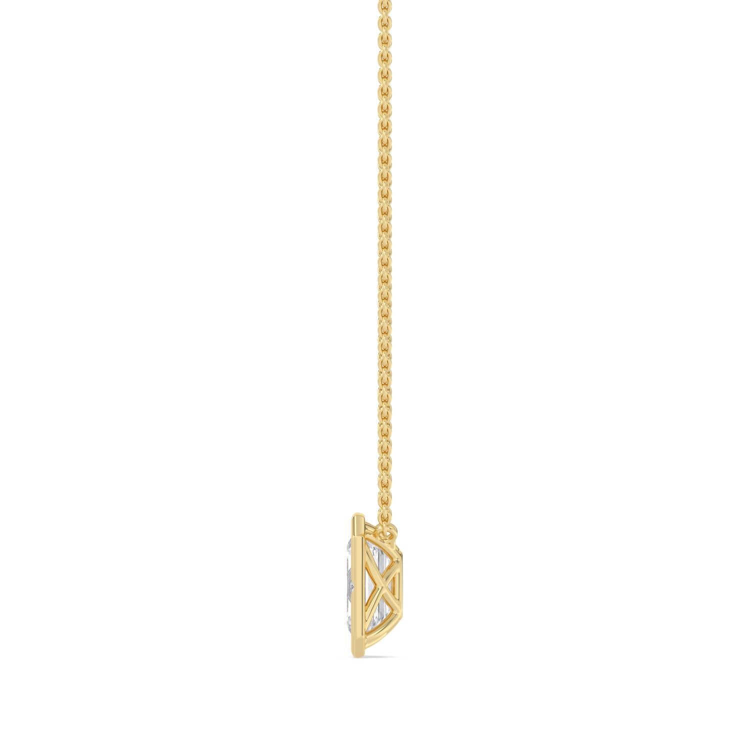 9K Yellow Gold Lab Grown Diamond PENDANT 1.52 ctw SJPSP210195EM-1.50CT