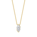 9K Yellow Gold Lab Grown Diamond PENDANT 1.25 ctw SJPSP210197MQ-1.25CT