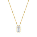 9K Yellow Gold Lab Grown Diamond PENDANT 1.15 ctw SJPSP210203-1.15CT