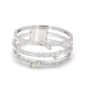 9k White Gold 0.46 ct. tw. Lab Grown Diamond Stackable Ring SJR14273