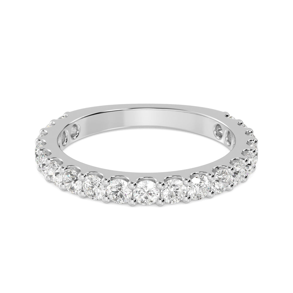 18K White Gold Lab Grown Diamond Stackable Ring 1 ctw SJR56957D