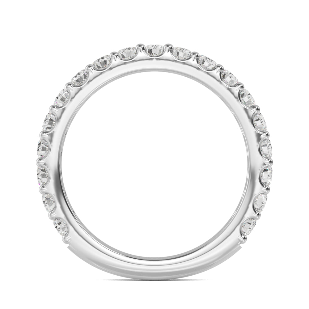 18K White Gold Lab Grown Diamond Stackable Ring 1 ctw SJR56957D