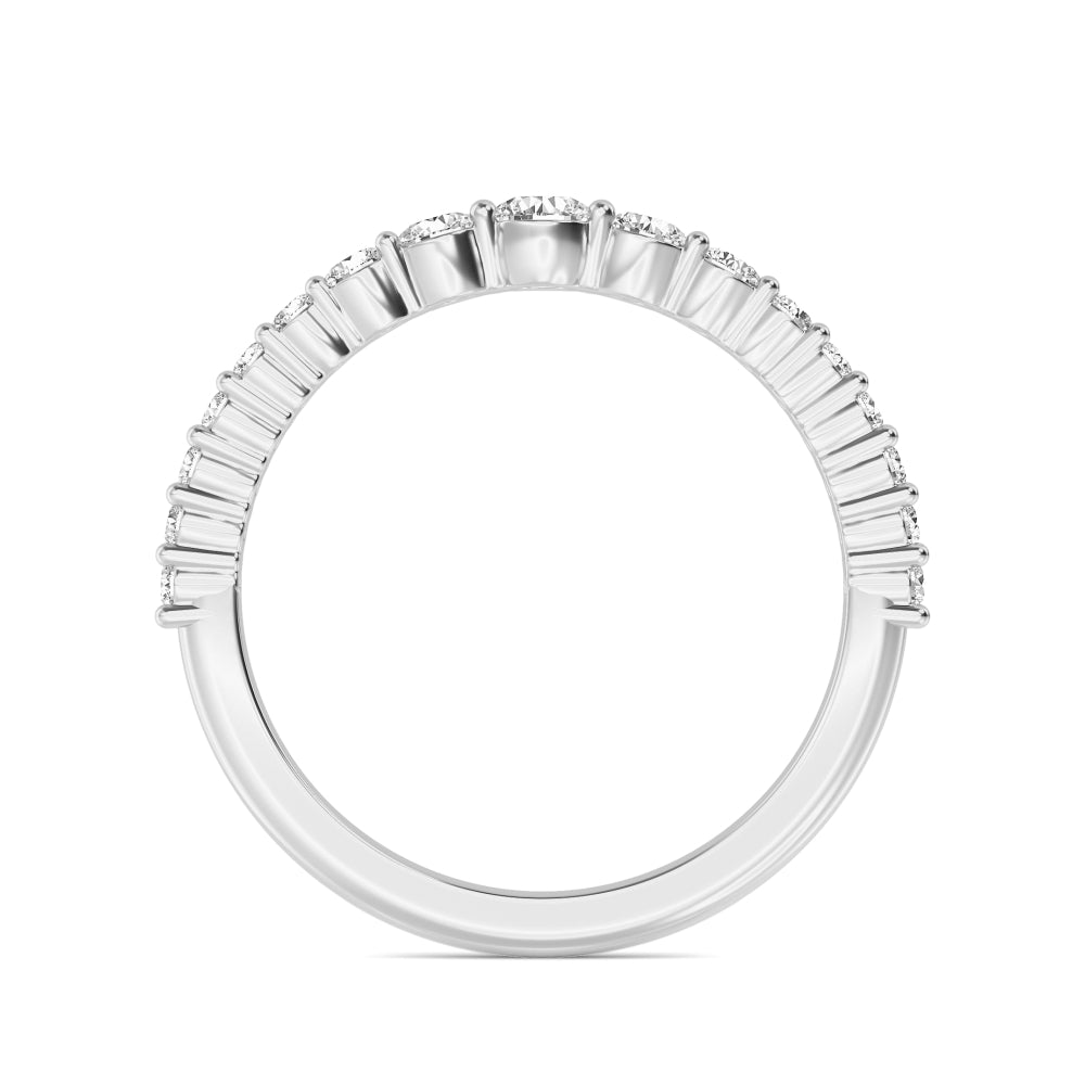 9k White Gold Lab Grown Diamond Bands SJR60508-0.50CT