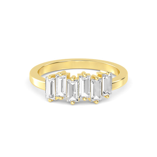 10K Yellow Gold Lab Grown Diamond Bands SJR60514-0.88CT