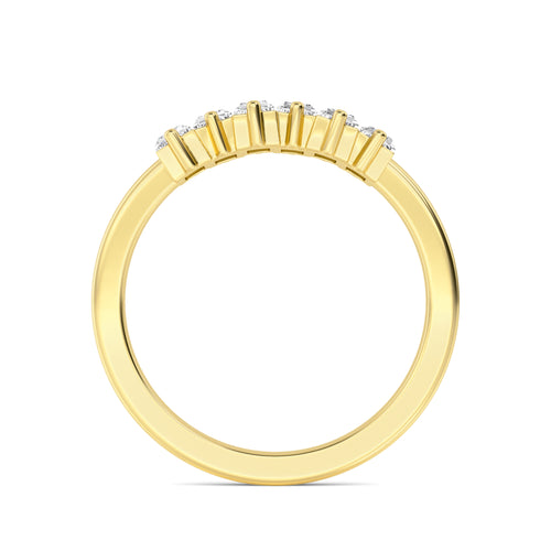 10K Yellow Gold Lab Grown Diamond Bands SJR60514-0.88CT