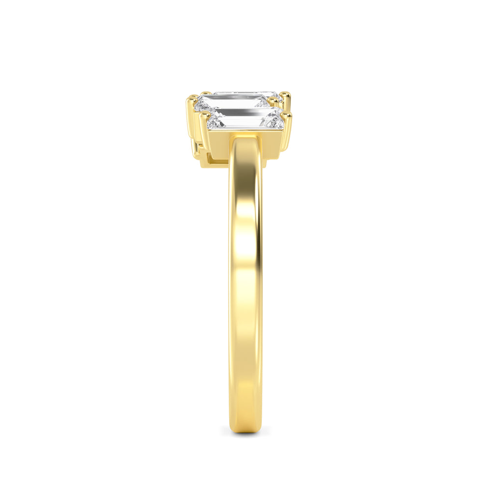 10K Yellow Gold Lab Grown Diamond Bands SJR60514-0.88CT