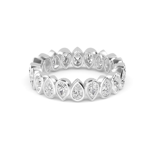 10K White Gold Lab Grown Diamond Ring2.00 ctw SJR60537PE-2.00CT
