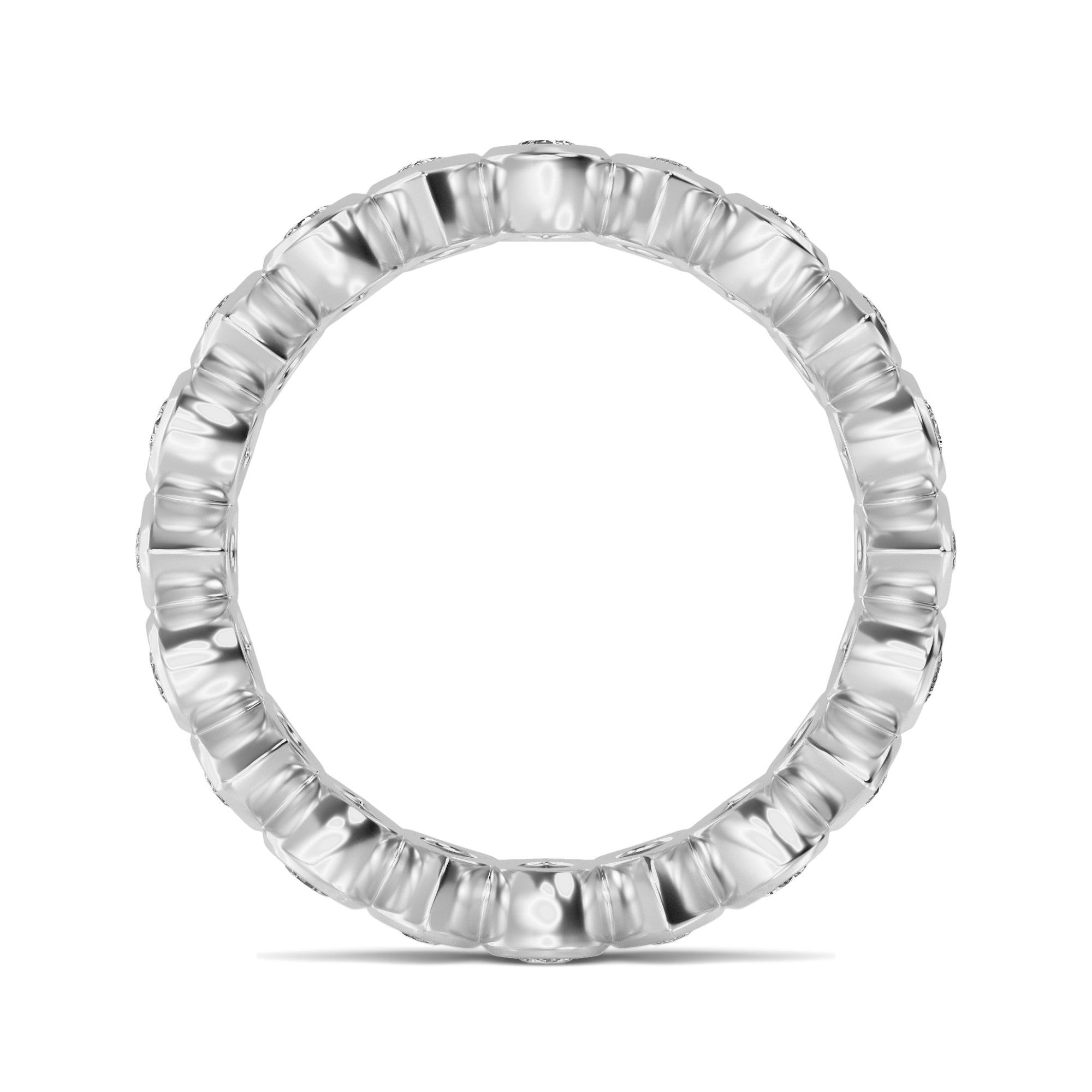 10K White Gold Lab Grown Diamond Ring2.00 ctw SJR60537PE-2.00CT