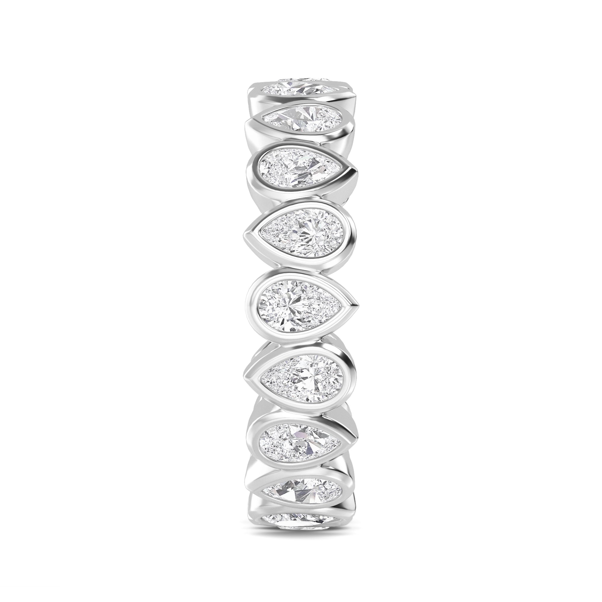 10K White Gold Lab Grown Diamond Ring2.00 ctw SJR60537PE-2.00CT