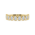 10K Yellow Gold Lab Grown Diamond WEDDING BANDS 1.48 ctw SJR60539OV-1.50CT