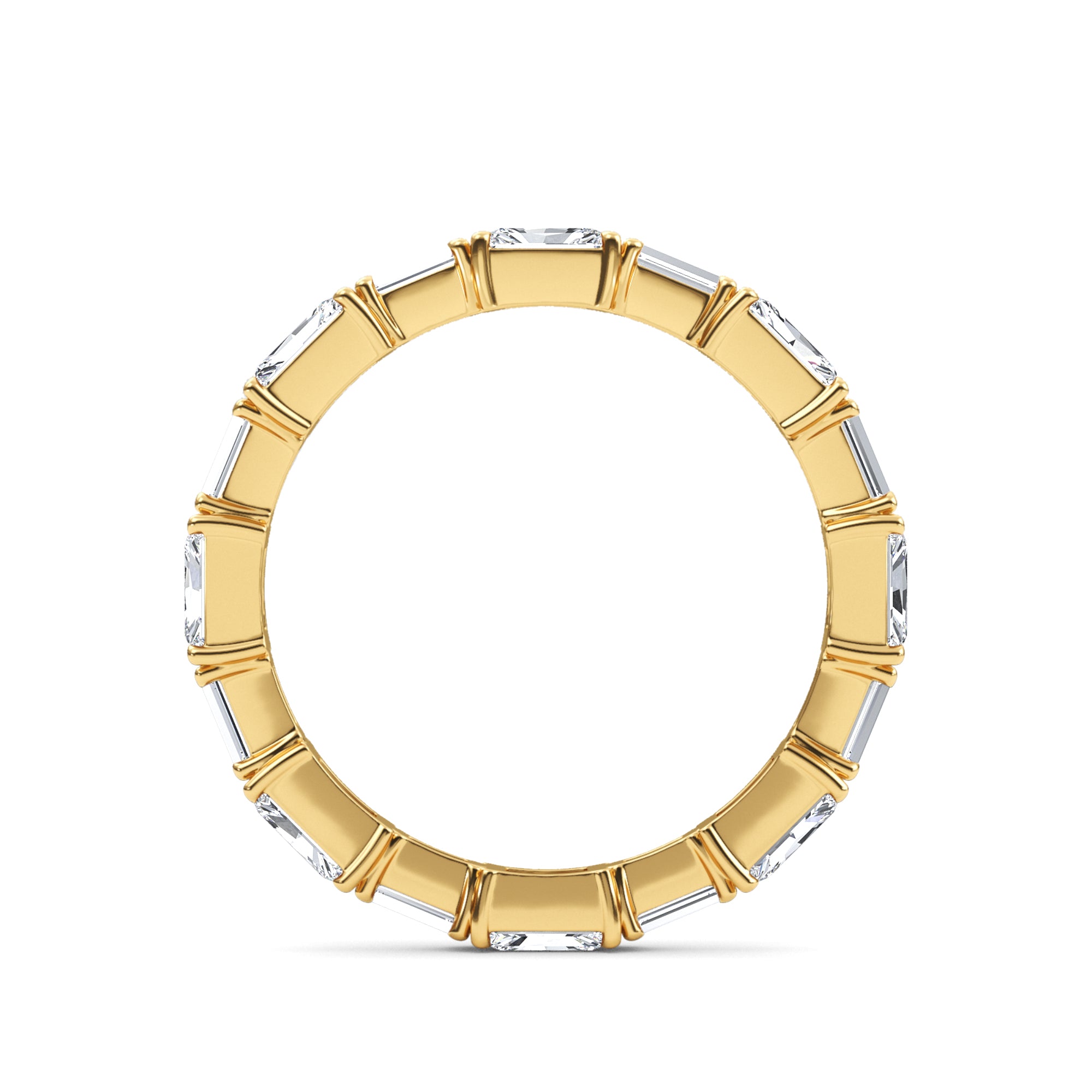 14K Yellow Gold Lab Grown Diamond Wedding Bands 1.51 ctw SJR61236-1.63CT