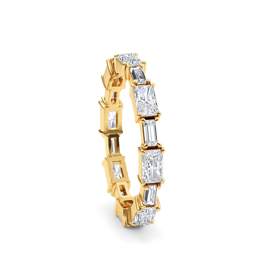 14K Yellow Gold Lab Grown Diamond Wedding Bands 1.51 ctw SJR61236-1.63CT