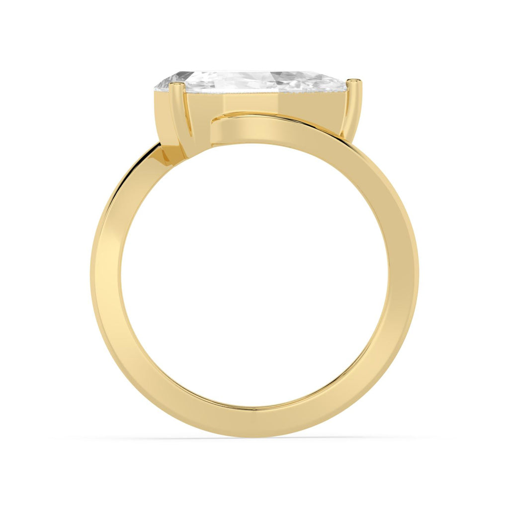 14K Yellow Gold Lab Grown Diamond RING 2.00 ctw SJR61830LSPE-2.00CT