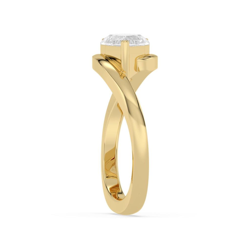 14K Yellow Gold Lab Grown Diamond RING 2.00 ctw SJR61830LSPE-2.00CT