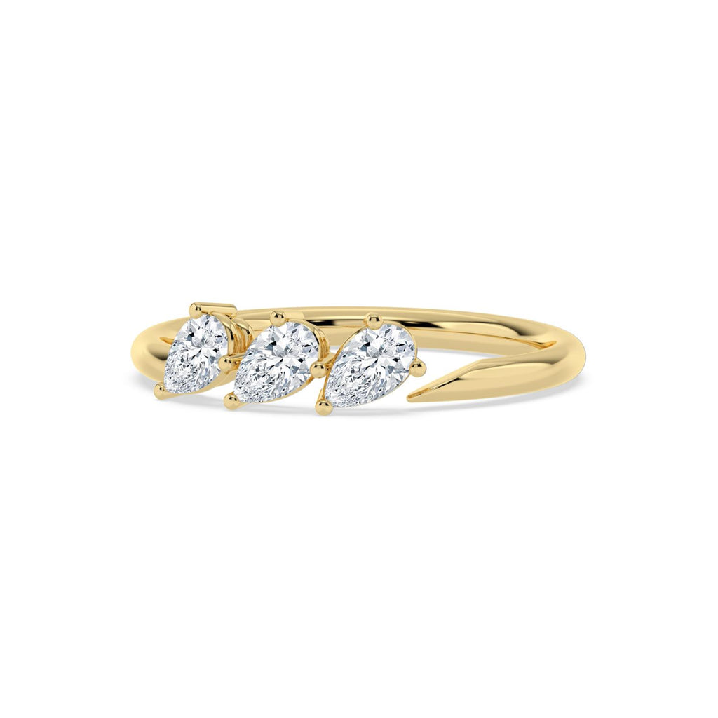 10K Yellow Gold Lab Grown Diamond RING 0.54 ctw SJR62303PE-0.50CT
