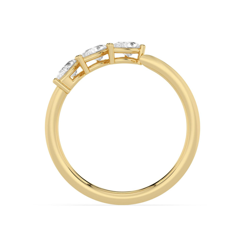 10K Yellow Gold Lab Grown Diamond RING 0.54 ctw SJR62303PE-0.50CT