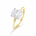 Aria 3ct oval solitaire
