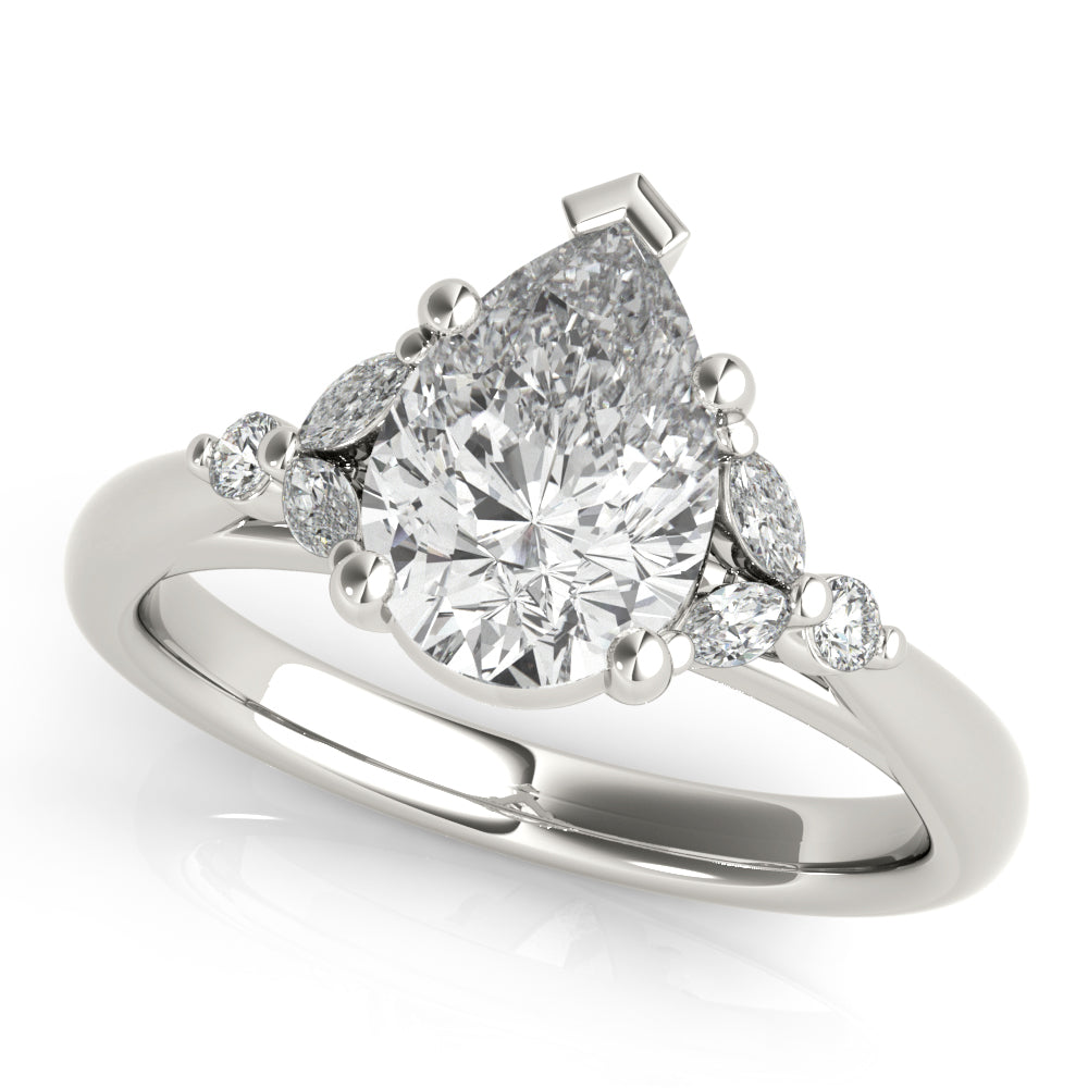 Blair Pear Shaped Diamond Engagement Ring Setting