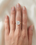 Céleste cushion solitaire