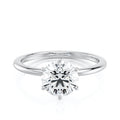 Petite Six Prong Dome Solitaire 2.30ct