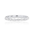 Rivière Marquise Round White Gold