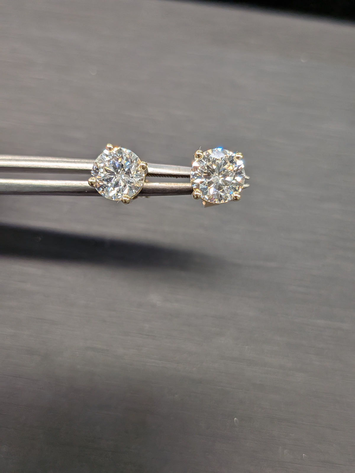 MARA 4.09 CT Lab-Grown Diamond Stud Earrings