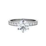 Iris — 1.3ct Round Brilliant Pavé
