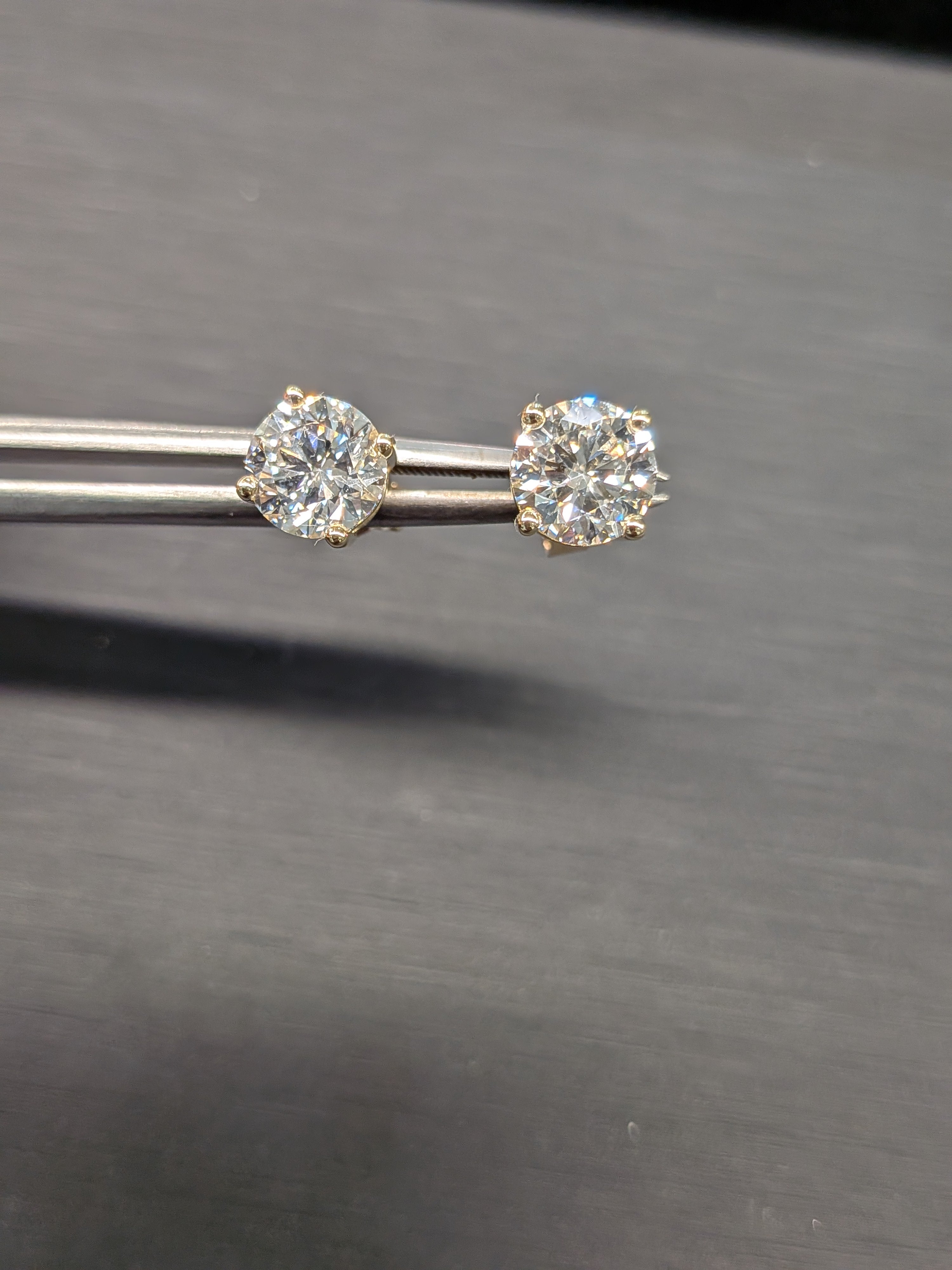 MARA 4.09 CT Lab-Grown Diamond Stud Earrings
