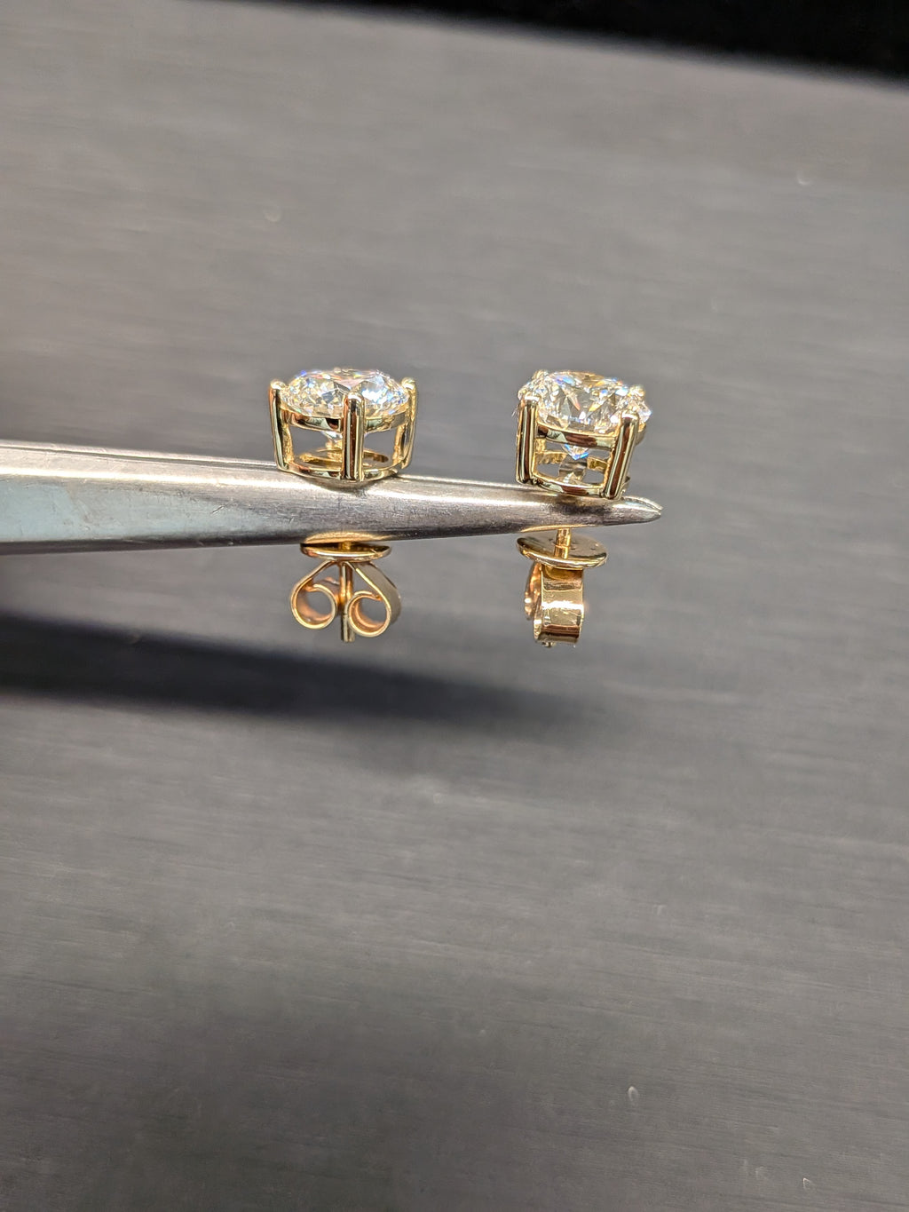MARA 4.09 CT Lab-Grown Diamond Stud Earrings