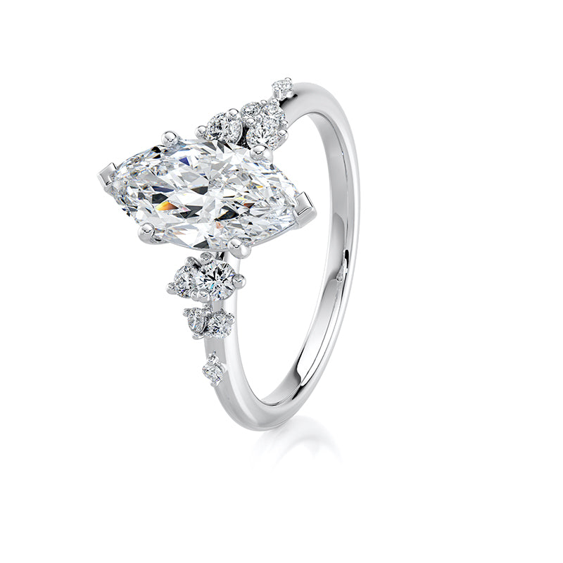Stargaze — 2.00ct Marquise Cut in 18ct White Gold