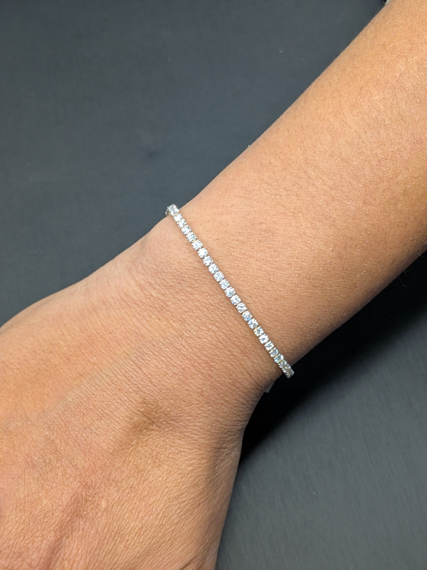 Tennis bracelet lifestyle wrist shot