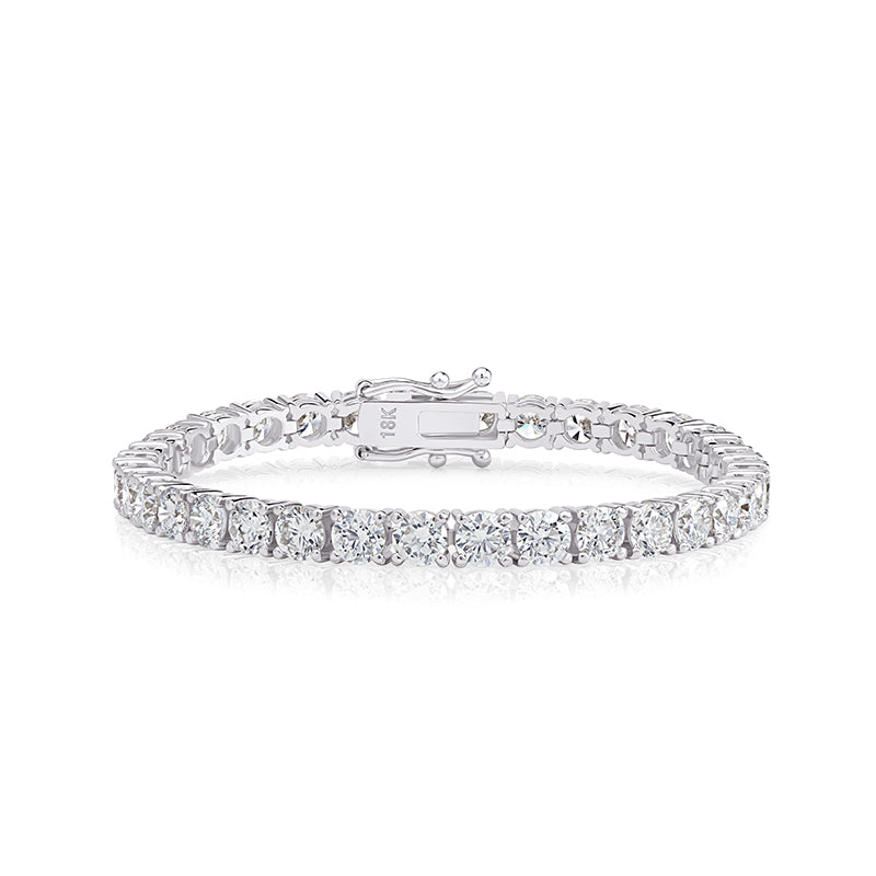 10.6ct Tennis Bracelet 18ct White