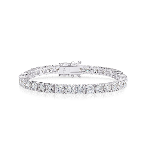 10.6ct Tennis Bracelet 18ct White