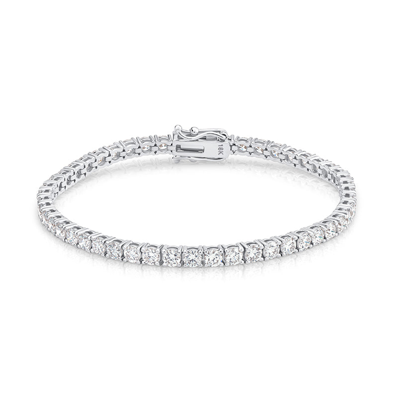 5.4ct Tennis Bracelet 18ct White